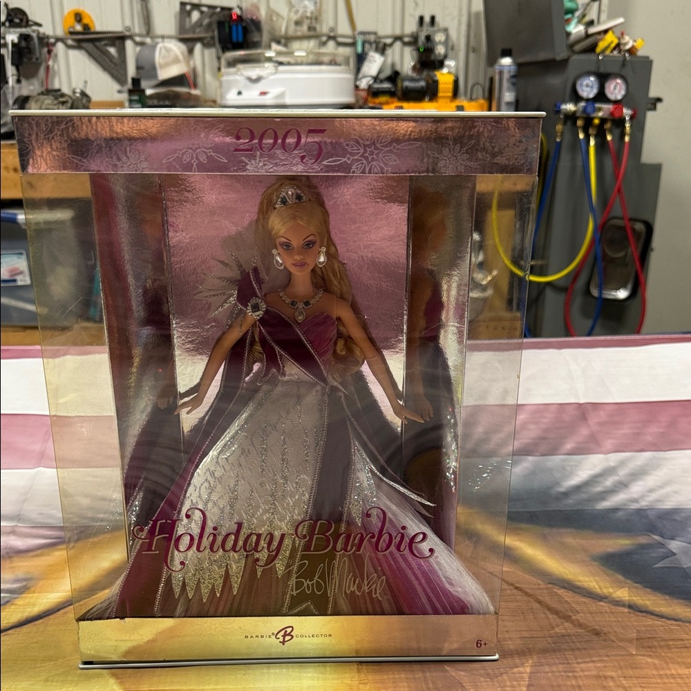 Barbie Holiday Doll - Purple and Silver